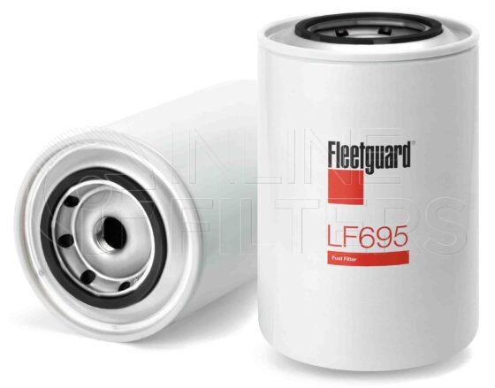Fleetguard LF695. Lube Filter. Main Cross Reference is Thermoking 113746. Fleetguard Part Type: LF_SPIN.