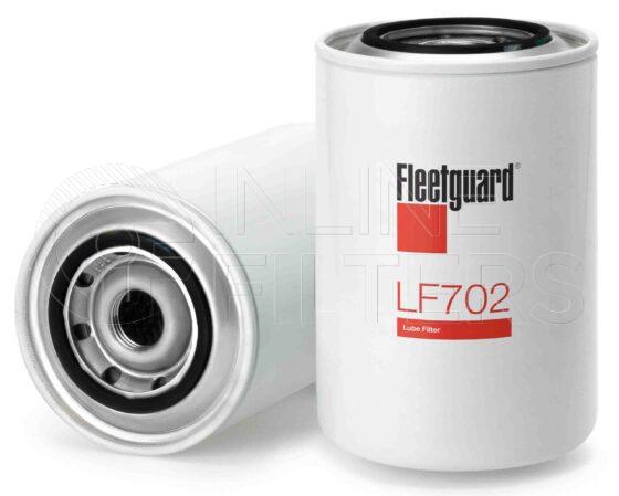 Fleetguard LF702. Lube Filter Product – Brand Specific Fleetguard – Spin On Product Fleetguard filter product Lube Filter. Main Cross Reference is Thermoking 113871. Fleetguard Part Type: LFSPINFL. Comments: ESI Extended Service