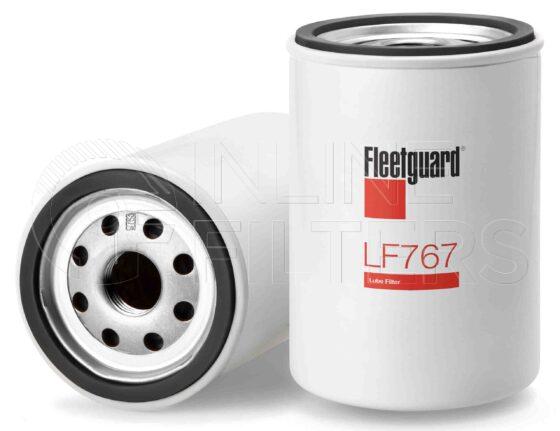 Fleetguard LF767. Lube Filter. Main Cross Reference is Vauxhall GM 25010324. Fleetguard Part Type: LF_SPIN.