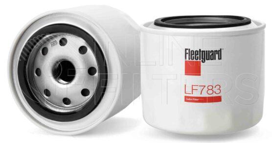 Fleetguard LF783. Lube Filter. Main Cross Reference is Vauxhall GM 25011395. Fleetguard Part Type: LF_SPIN.