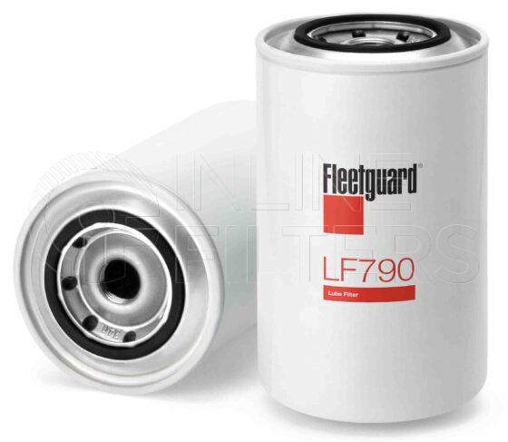 Fleetguard LF790. Lube Filter. Main Cross Reference is Case IHC A59110. Fleetguard Part Type: LF_SPIN.