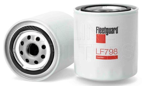 Fleetguard LF798. Lube Filter. Main Cross Reference is Chrysler Dodge 4026486. Fleetguard Part Type: LF_SPIN.