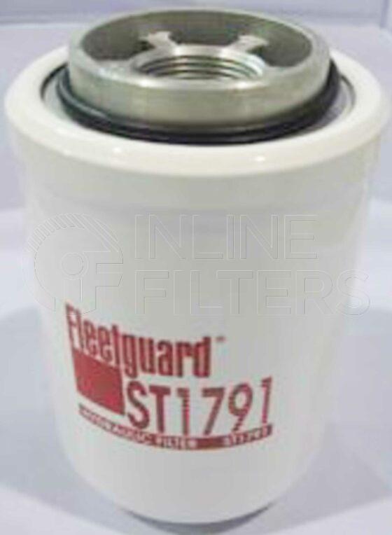 Fleetguard ST1791. Hydraulic Filter Product – Brand Specific Fleetguard – Undefined Product Fleetguard filter product Hydraulic Filter. Main Cross Reference is MP Filtri CH050P10A. Flow Direction: Outside In. Particle Size at Beta 75: 45.0 micron. Fleetguard Part Type: HF