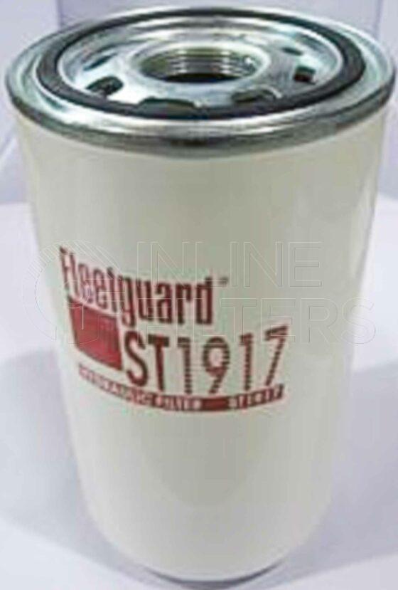Fleetguard ST1917. Hydraulic Filter Product – Brand Specific Fleetguard – Undefined Product Fleetguard filter product Hydraulic Filter. Main Cross Reference is MP Filtri CS150A10A. Flow Direction: Outside In. Particle Size at Beta 75: 10.0 micron. Particle Size at Beta 200: 12.0 micron. Fleetguard Part Type: HF