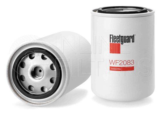 Fleetguard WF2083. Water Filter. Fleetguard Part Type: WF_SPIN. Comments: Mack Mid-liner 3/4 w/20 DCA4-4 units.