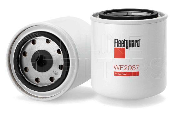 Fleetguard WF2087. Water Filter Product – Brand Specific Fleetguard – Spin On Product Fleetguard filter product Water Filter. Main Cross Reference is Ford E8NN8A424CA. Fleetguard Part Type: WF_SPIN. Comments: New Holland 11/16 w/16 DCA2-9 units