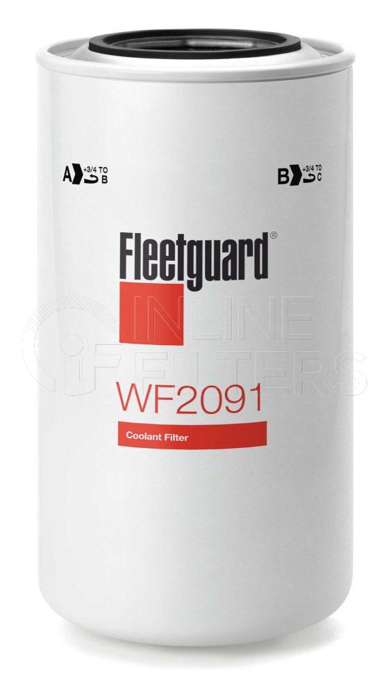 Fleetguard WF2091. Water Filter Product – Brand Specific Fleetguard – Spin On Product Fleetguard filter product Water Filter. Main Cross Reference is Komatsu 6004111171. Fleetguard Part Type: WF. Comments: 14 units DCA2