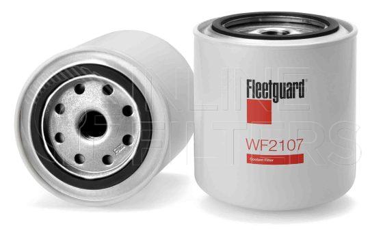 Fleetguard WF2107. Water Filter Product – Brand Specific Fleetguard – Spin On Product Fleetguard filter product Water Filter. Main Cross Reference is International 1825314C1. Fleetguard Part Type: WF. Comments: International 11/16 w/16 DCA-0 units