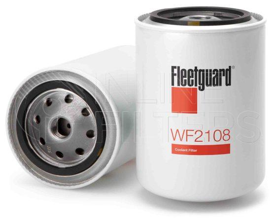 Fleetguard WF2108. Water Filter Product – Brand Specific Fleetguard – Spin On Product Fleetguard filter product Water Filter. Main Cross Reference is Volvo 3945411. Fleetguard Part Type: WF_SPIN. Comments: Volvo M16 w/1.5 DCA4+ – 8 units