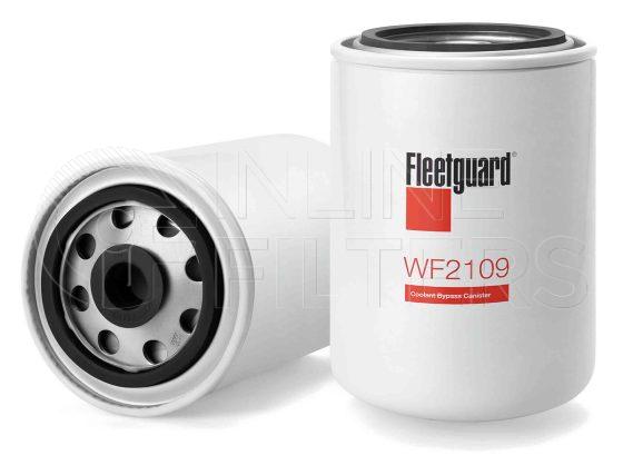 Fleetguard WF2109. Water Filter Product – Brand Specific Fleetguard – Cartridge Product Fleetguard filter product Water Filter. Main Cross Reference is Volvo 3969696. Fleetguard Part Type: WF. Comments: Volvo M16 w/1.5 DCA-0 units w/o element