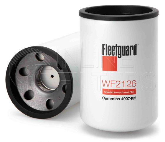Fleetguard WF2126. Water Filter Product – Brand Specific Fleetguard – Spin On Product Fleetguard filter product Water Filter. For Service Part use 3958392S. Main Cross Reference is Case IHC 324618A1. Fleetguard Part Type: WF. Comments: Cum Sig M36x2.0 DCA4-8 units