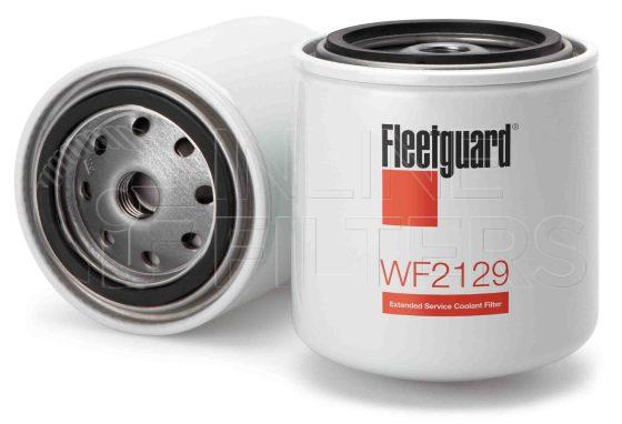 Fleetguard WF2129. Water Filter Product – Brand Specific Fleetguard – Spin On Product Fleetguard filter product Water Filter. Main Cross Reference is Volvo 21937327. Fleetguard Part Type: WF. Comments: Volvo ES M16x1.5 DCA-0 units