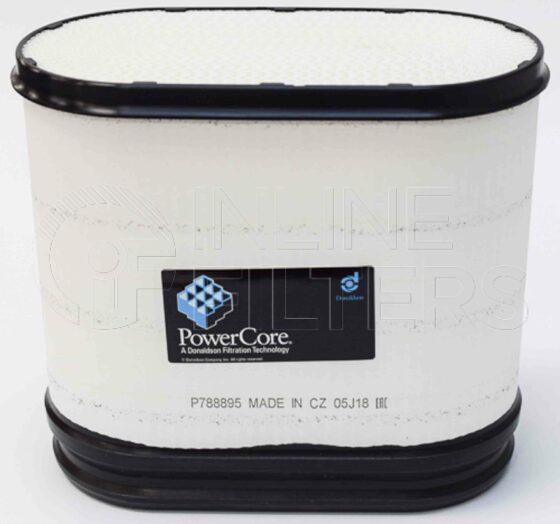 Inline FA10009. Air Filter Product – Cartridge – Oval Product Air filter product