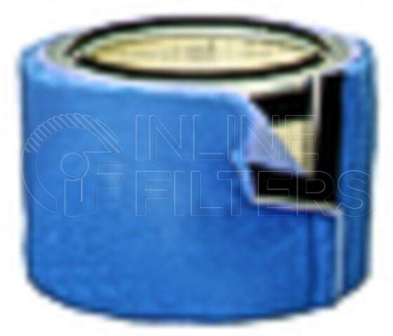 Inline FA10100. DryFlo DMC-D Glass Fibre Air Filter. Filtration Area 21.7 Sq M, Temperature Limit 65 deg C.
