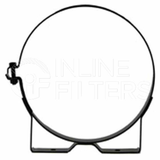 Inline FA10148. Air Filter Product – Accessory – Mounting Band Product Mounting band for air filter housing Material Metal ID 259mm Fits Donaldson G100395