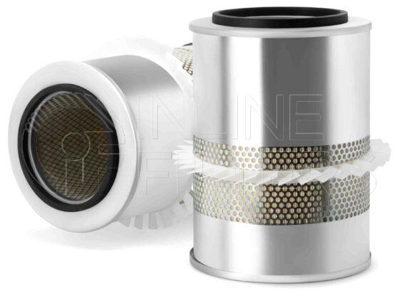 Inline FA10198. Air Filter Product – Cartridge – Fins Product Cartridge air filter with plastic fins Inner FIN-FA10199