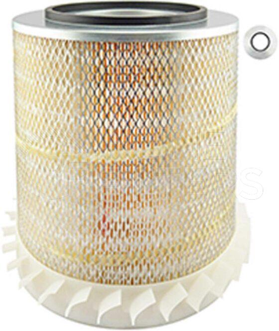 Inline FA10344. Air Filter Product – Cartridge – Fins Product Air filter