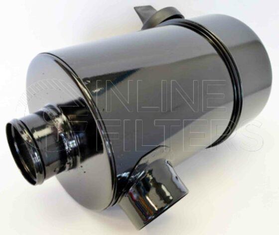 Inline FA10424. Air Filter Product – Housing – Complete Metal Product Air filter housing Outlet OD 76mm Mounting Band FFG-3918222S two required Rain Cap FIN-FA10407 Replacement Element FIN-FA14916 Replacement Wing Nut FFG-Q56825