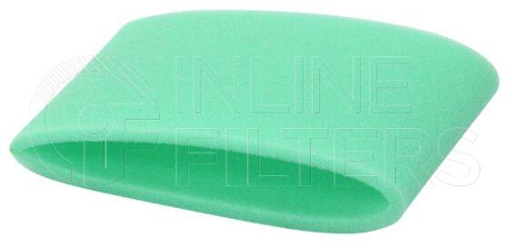 Inline FA10453. Air Filter Product – Band – Round Product Foam air pre-filter Main Filter FIN-FA10489