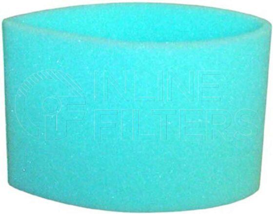 Inline FA10453. Air Filter Product – Band – Round Product Foam air pre-filter Main Filter FIN-FA10489