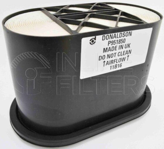 Inline FA10469. Air Filter Product – Cartridge – Oval Product Air filter product