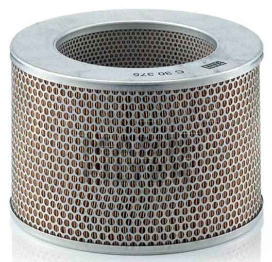 Inline FA10496. Air Filter Product – Cartridge – Round Product Air filter product