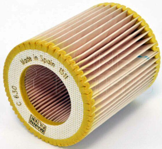 Inline FA10527. Air Filter Product – Cartridge – Round Product Air filter product
