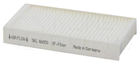 Inline FA10552. Air Filter Product – Panel – Oblong Product Air filter product