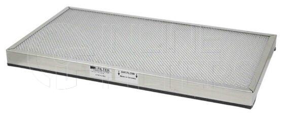 Inline FA10554. Air Filter Product – Panel – Oblong Product Air filter product