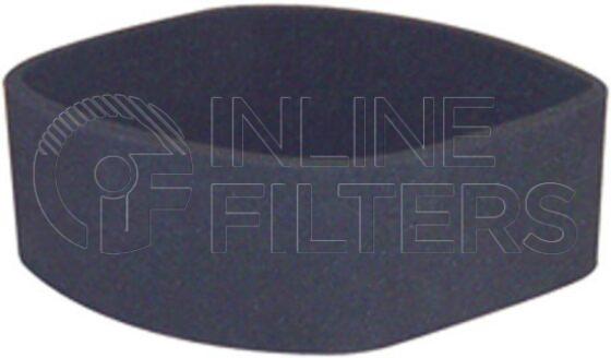 Inline FA10558. Air Filter Product – Band – Round Product Foam outer air filter Used with FIN-FA11137