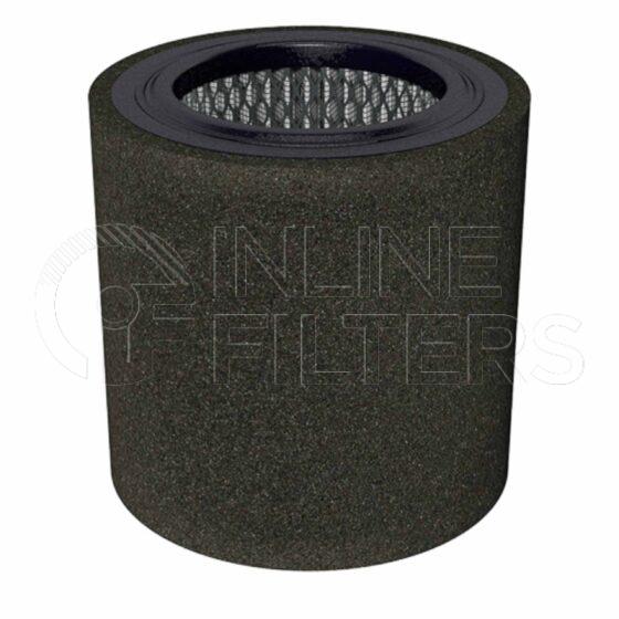 Inline FA10598. Air Filter Product – Cartridge – Round Product Round air filter cartridge Media Wire reinforced