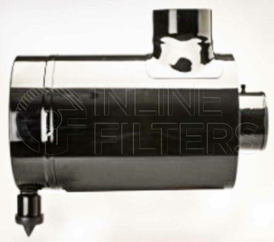 Inline FA10736. Air Filter Product – Housing – Complete Metal Filter Housing-Air(Outlet 178mm).