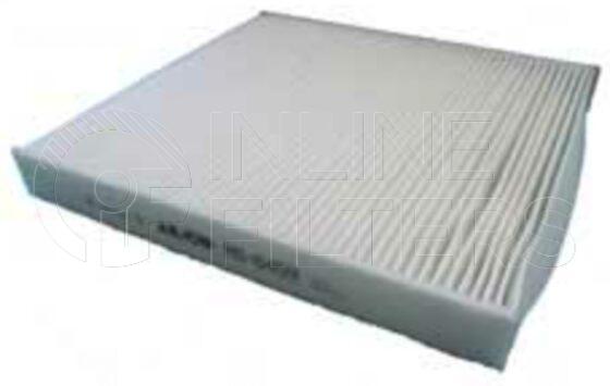 Inline FA10738. Air Filter Product – Panel – Oblong Product Cabin air filter Biofunctional version FMH-FP26009