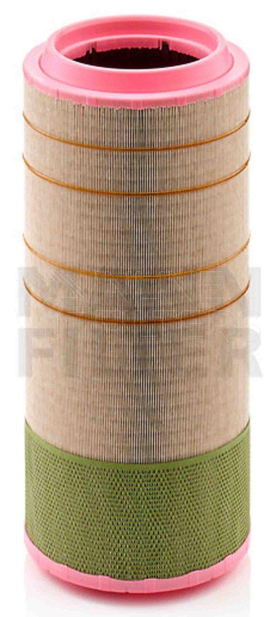 Inline FA10750. Air Filter Product – Radial Seal – Round Product Air filter product