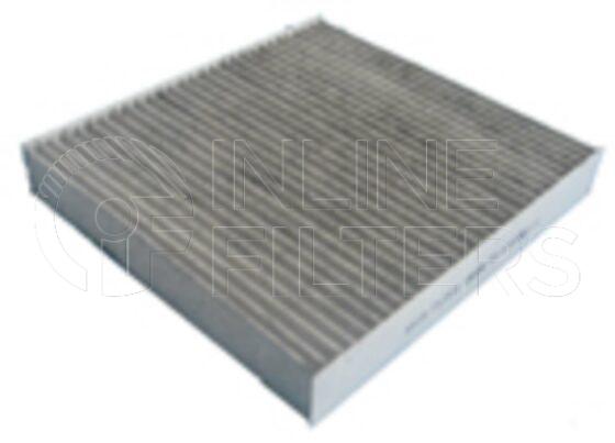 Inline FA10766. Air Filter Product – Panel – Oblong Product Cabin air filter element Media Carbon