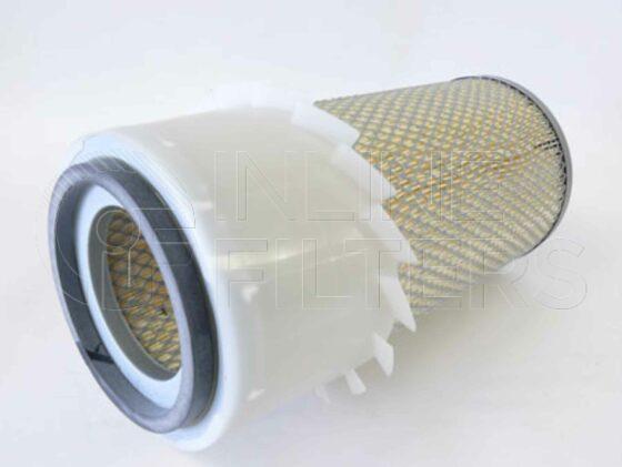 Inline FA10767. Air Filter Product – Cartridge – Fins Product Outer air filter cartridge with fins Smaller ID version FIN-FA14913