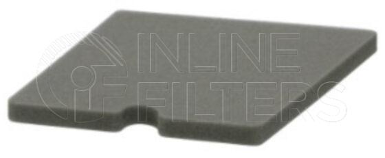 Inline FA10830. Air Filter Product – Mat – Oblong Product Air filter product