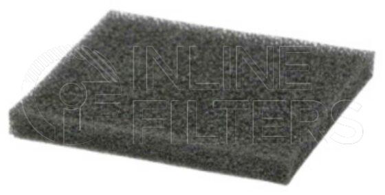 Inline FA10836. Air Filter Product – Mat – Oblong Product Air filter product