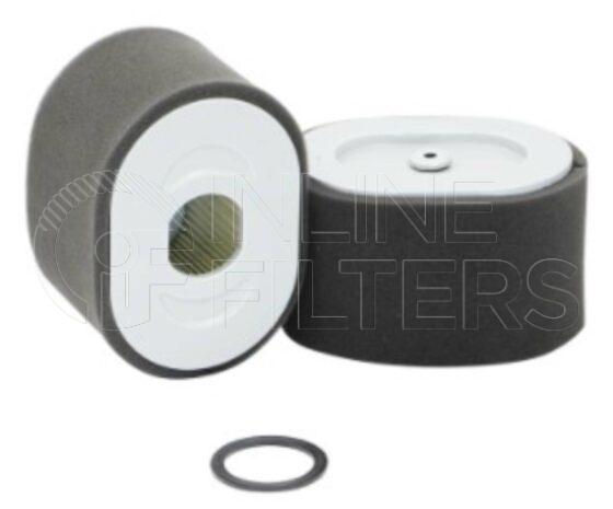 Inline FA10848. Air Filter Product – Cartridge – Oval Product Air filter product