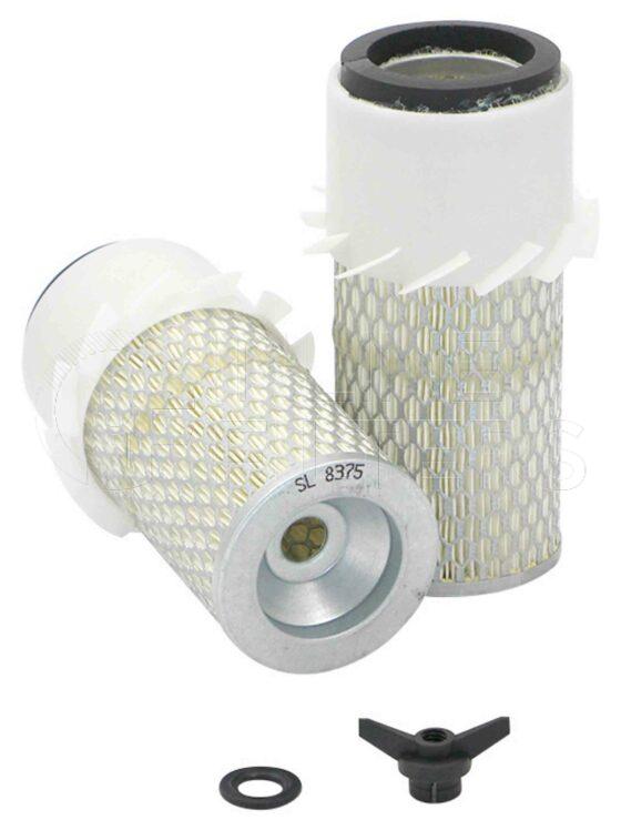 Inline FA10876. Air Filter Product – Cartridge – Fins Product Air filter product