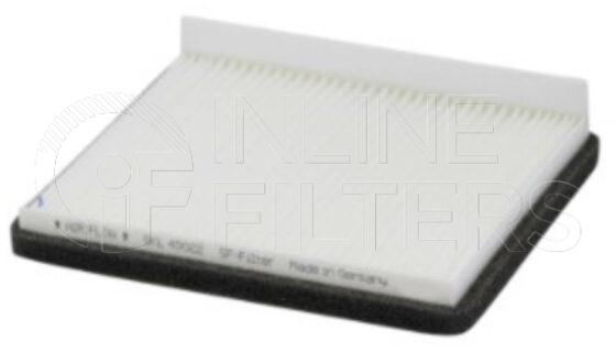 Inline FA10902. Air Filter Product – Panel – Oblong Product Air filter product