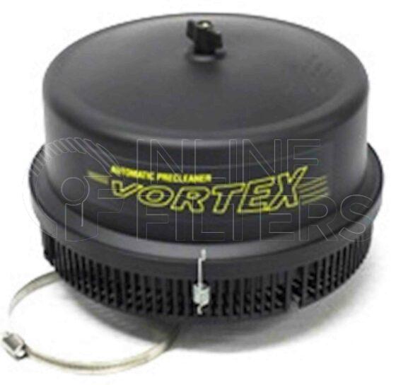 Inline FA11130. Air Filter Product – Accessory – Pre Cleaner Product Full view pre-cleaner air filter Outlet ID 105mm Supplied With Mounting clamp
