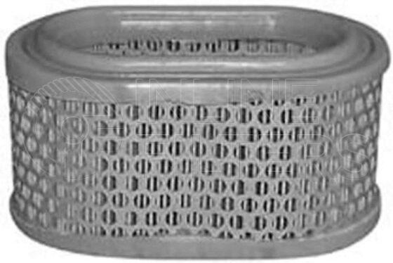 Inline FA11147. Air Filter Product – Cartridge – Oval Product Air filter