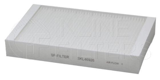 Inline FA11153. Air Filter Product – Panel – Oblong Product Air filter product