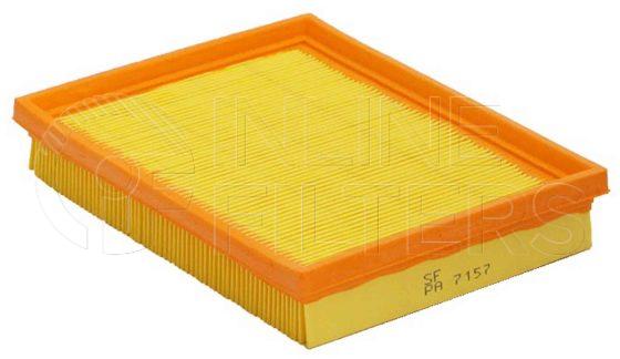 Inline FA11208. Air Filter Product – Panel – Oblong Product Panel air filter Type Soft plastic