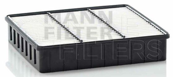 Inline FA11232. Air Filter Product – Panel – Oblong Product Panel air filter Type Hard plastic