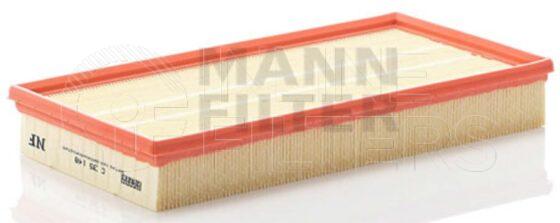 Inline FA11268. Air Filter Product – Panel – Oblong Product Panel air filter Type Soft plastic