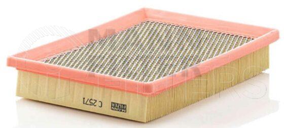 Inline FA11288. Air Filter Product – Panel – Oblong Product Panel air filter Type Soft plastic