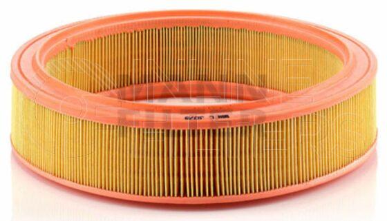 Inline FA11315. Air Filter Product – Cartridge – Round Product Air filter product