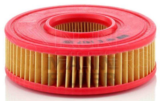 Inline FA11323. Air Filter Product – Cartridge – Round Product Air filter product